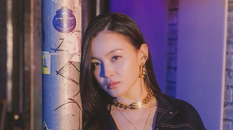 South Korean singer Lee Hi. 