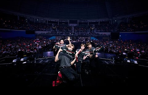 K-pop group iKON in Seoul.
