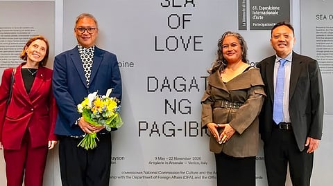 HONORARY Consul of Veneto Atty. Giorgia de Biasi, artist Jon Cuyson, curator of the Philippine Pavilion Mara Gladstone and Consul General of the Philippines in Milan, Italy, Jim Tito B. San Agustin. 
