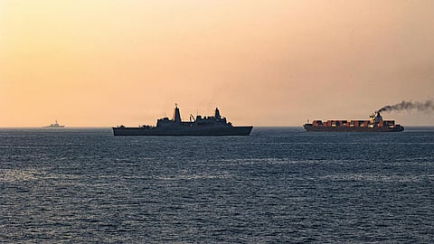 U.S. military fires on ship violating blockade