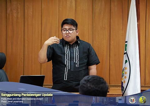 Vice Governor Patrick Alexis Angara during the 45th Regular Session held at the Capitol Building in Baler, Aurora on 26 May 2026.