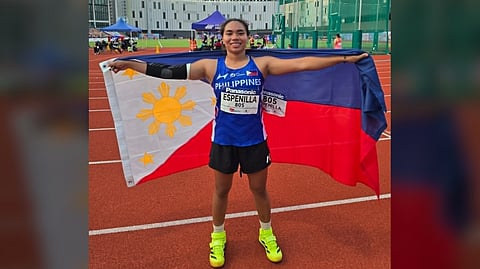 ANA Bhianca Espenilla powers Team Philippines to a solid finish in the 22nd Asian U20 Athletics Championships.
