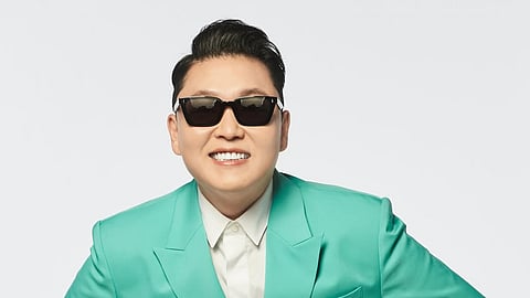 South Korean singer and performer Psy.