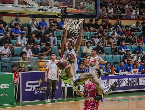 KYMANI Ladi makes his presence felt, powering the Caloocan Batang Kankaloo to an 82-74 win over the Pasay Voyagers in the MPBL 2026 Season on Thursday.