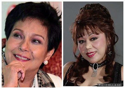 National Artist Nora Aunor and World Class Excellence Awards founder Emma Cordero