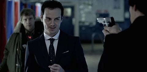 ANDREW Scott as James Moriarty. 