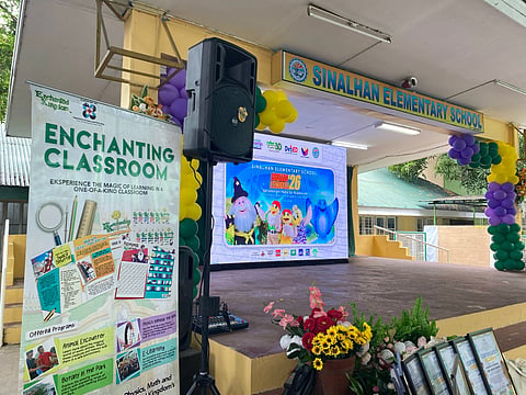 Enchanted Kingdom's 12th year of taking part in the Department of Education's (DepEd) “Brigada Eskwela” on 5 June at Sinalhan Elementary School in Santa Rosa, Laguna