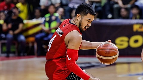 RJ Abarrientos and the Barangay Ginebra Kings draw confidence from their grueling victory over the TNT Tropang 5G in Game 1 of their PBA Commissioner’s Cup best-of-seven finals series.