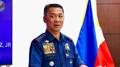 PHILIPPINE National Police chief Police General Jose Melencio Nartatez Jr.