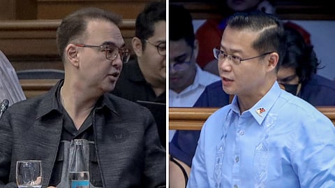SENATOR Alan Peter Cayetano and Sen. Sherwin “Win” Gatchalian