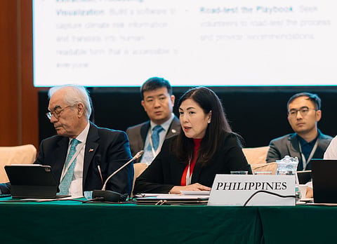POWERFUL voice At an international forum, Ginggay Hontiveros, chief reputation and sustainability officer of Aboitiz Equity Ventures, brings the conglomerate’s sustainability objectives forward. Filipino business leaders exert growing influence in shaping global conversations on sustainability, innovation and inclusive growth. 