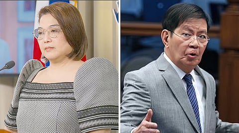 PALACE Press Officer Claire Castro and former Blue Ribbon chairman Panfilo Lacson