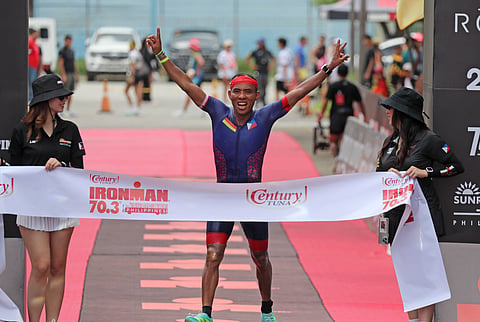 AUGUST Benedicto proves that age is just a number as he conquered the men’s division of the Century Tuna IRONMAN 70.3 Subic Bay on Sunday.