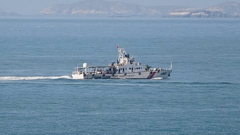 TENSION ripples across the Taiwan Strait as Taiwan monitors two Chinese warships near the Penghu Islands, dispatching naval and air assets to keep watch over the strategic waters.