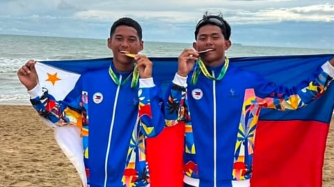 EMMAN Pillar and Matt Jugadora make heads turn when they ruled the Asian Rowing Beach Sprint Championships in Thailand over the weekend.