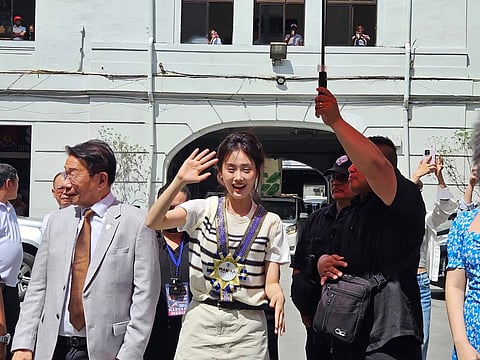 Chinese actress Zhang Yingfei— popular to fans as “Linda Walker” is now in Manila