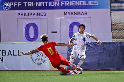 Nationals trash Myanmar