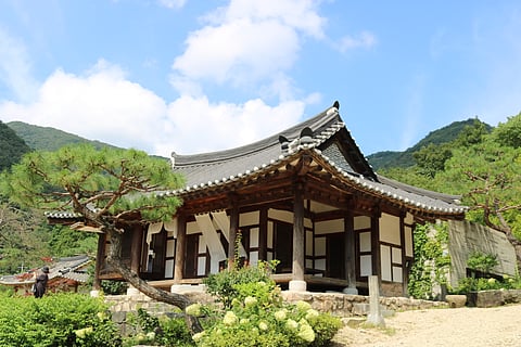 A PEACEFUL retreat where art, history and landscape converge — offering a rare glimpse into Korea’s living architectural heritage. 