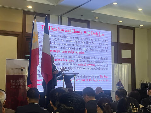 Carpio urges protest of China’s high seas claim