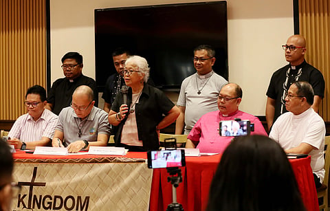 Fr. Robert Reyes joins leaders from Catholic, Evangelical, and Protestant churches in launching the “Kingdom Keepers” movement during a press conference on 10 June 2026.

The group called for integrity, accountability, and impartiality in the ongoing impeachment proceedings against Vice President Sara Duterte and urged Sen. Alan Peter Cayetano to step down from his position to prevent further disruption in the Senate. | 📷 Analy Labor
