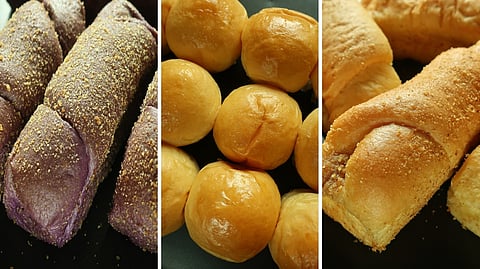 UBE Spanish Bread, Bonete and Classic Spanish Bread.