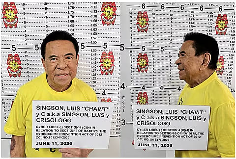 Cyberlibel: Chavit posts bail 