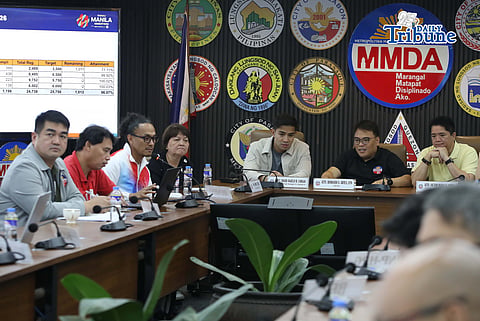 (June 11 2026)  Metropolitan Manila Development Authority (MMDA) Chairman Romando "Don" Artes presides over a  meeting with stakeholders to discuss the final details and traffic management plan for the Runrio Galaxy Manila Marathon on June 12-June 13, at the MMDA headquarters in Pasig City, they show to the media the preparations and the traffic management plan of the event. The marathon, scheduled from midnight until morning, is expected to draw more than 25,000 participants. Photo/Analy Labor