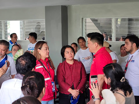 DSWD Officials led by Secretary Rex Gathalian visited 4Ps beneficiaries during Brigada Eskwela 2026 at Bagong Silangan National High School in Quezon City on 1 June. 