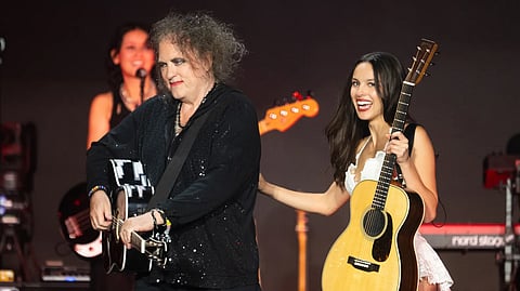 Robert Smith and Olivia Rodrigo share the stage at Primavera Sound in Barcelona. 