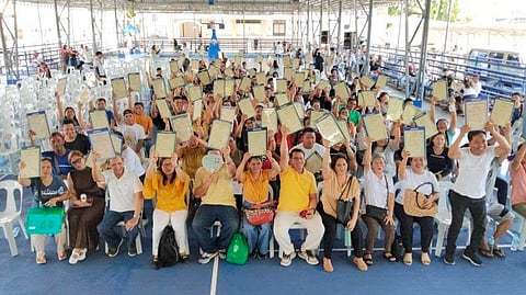 342 families receive land titles under Expanded 4PH