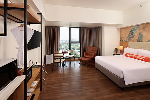 STAY the night at a comfortable room and enjoy family time.