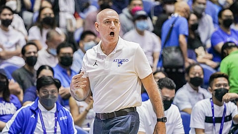 ATENEO men’s basketball coach Tab Baldwin receives bad reviews from estranged wife.