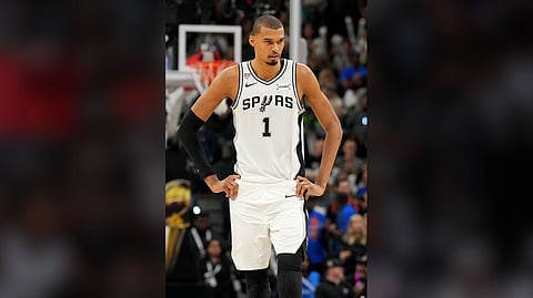 Victor Wembanyama ends up with a broken heart after the San Antonio Spurs fell to the New York Knicks in the NBA Finals.