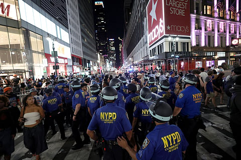 Dozens arrested in New York violence after Knicks win title