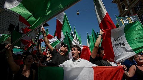 Far-right demo calls for 'remigration' of foreigners