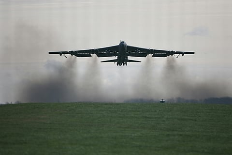 US B-52 bomber crashes in California: Air Force base