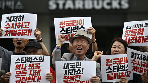 Starbucks Korea shutters outlets as staff take history lessons 