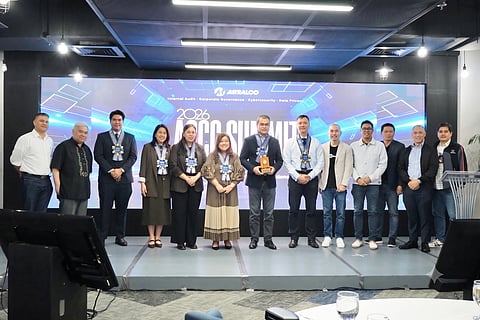 2026 AGCC summit.  (From left) CEDC president and CEO Baldomero N. Guisala, Meralco vice president and data privacy officer Atty. Francis Euston R. Arcero, National Privacy Commission deputy commissioner Atty. Juan Paolo F. Fajardo, Meralco vice president and head, Corporate Governance and compliance office head Jocelyn C. Villar-Altamira,  vice president and chief information security officer Marilene P. Tayag, senior vice president and chief audit executive Melanie T. Oteyza, executive vice president Ronnie L. Aperocho, InfoTech Research Group Principal Advisory security director Robert Dang, CIS Bayad CEO and president Lawrence Ferrer, Meralco first vice president and chief sustainability officer Raymond B. Ravelo, Radius president and CEO Exequiel C. Delgado, One Meralco Foundation president Jeffrey O. Tarayao, Meralco first vice president and head of Facilities, Safety and Security Management Jerry B. Lao during the 2026 AGCC Summit held last 15 May 2026 at Meralco headquarters in Ortigas, Pasig City.