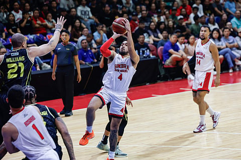 RJ Abarrientos needs to step up to the plate when Barangay Ginebra and TNT collide in Game 7 of the PBA Commissioner’s Cup on Wednesday at the Mall of Asia Arena. 