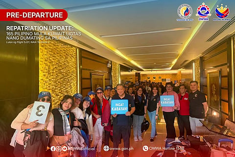 165 OFWs from Kuwait return home amid Middle East crisis