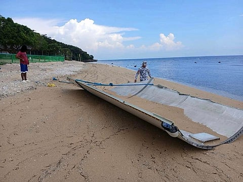 Metallic debris found along Batangas shoreline