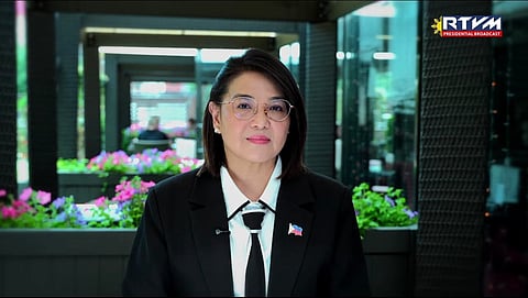 Palace press officer, Undersecretary Claire Castro