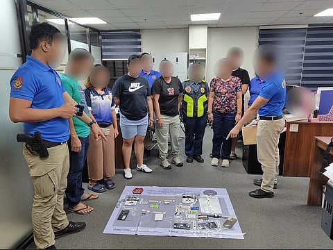 TWO women were arrested on 14 June after allegedly posing as senior officials of the Department of Public Works and Highways and using fake identification cards while conducting inspections of government infrastructure projects in Davao City.