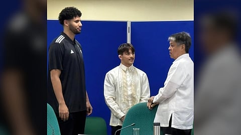 BENNIE Boatwright (left) moves closer to a Gilas Pilipinas stint after Senator Francis Pangilinan and other lawmakers approved his naturalization for the third and final reading on Wednesday.