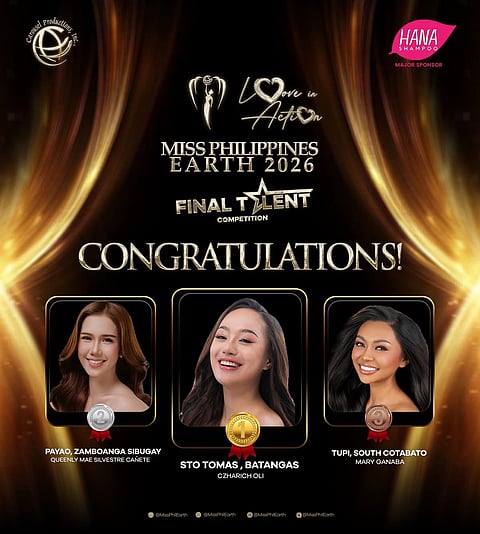 Sto Tomas Batangas shines at Miss Philippines Earth Talent Competition
