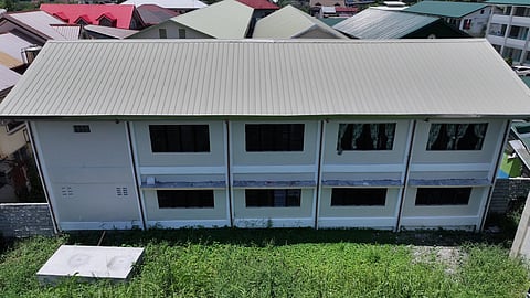 The new school building of the Guillermo D. Mendoza National High School in Guagua, Pampanga.