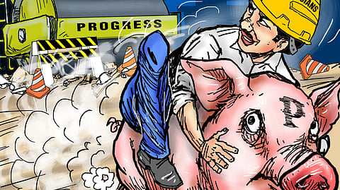 Pork over progress