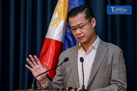 Senate President Win Gatchalian during his first media briefing on Thursday, 18 June after being officially installed to the chamber's top post a day earlier.