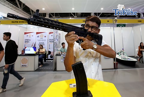 (June 18 2026) Gun enthusiasts flocked to the 26th Tactical, Survival and Arms Expo 2026 an  exhibition focused on defense, security, emergency disaster preparedness, and sustainable survival solutions, at SM Megamall in Mandaluyong City on Thursday June 18 2026. Photo/Analy Labor