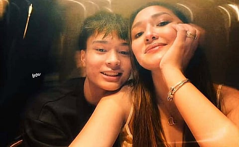 APPLE david with her ‘baby’ Chad Gammad.
